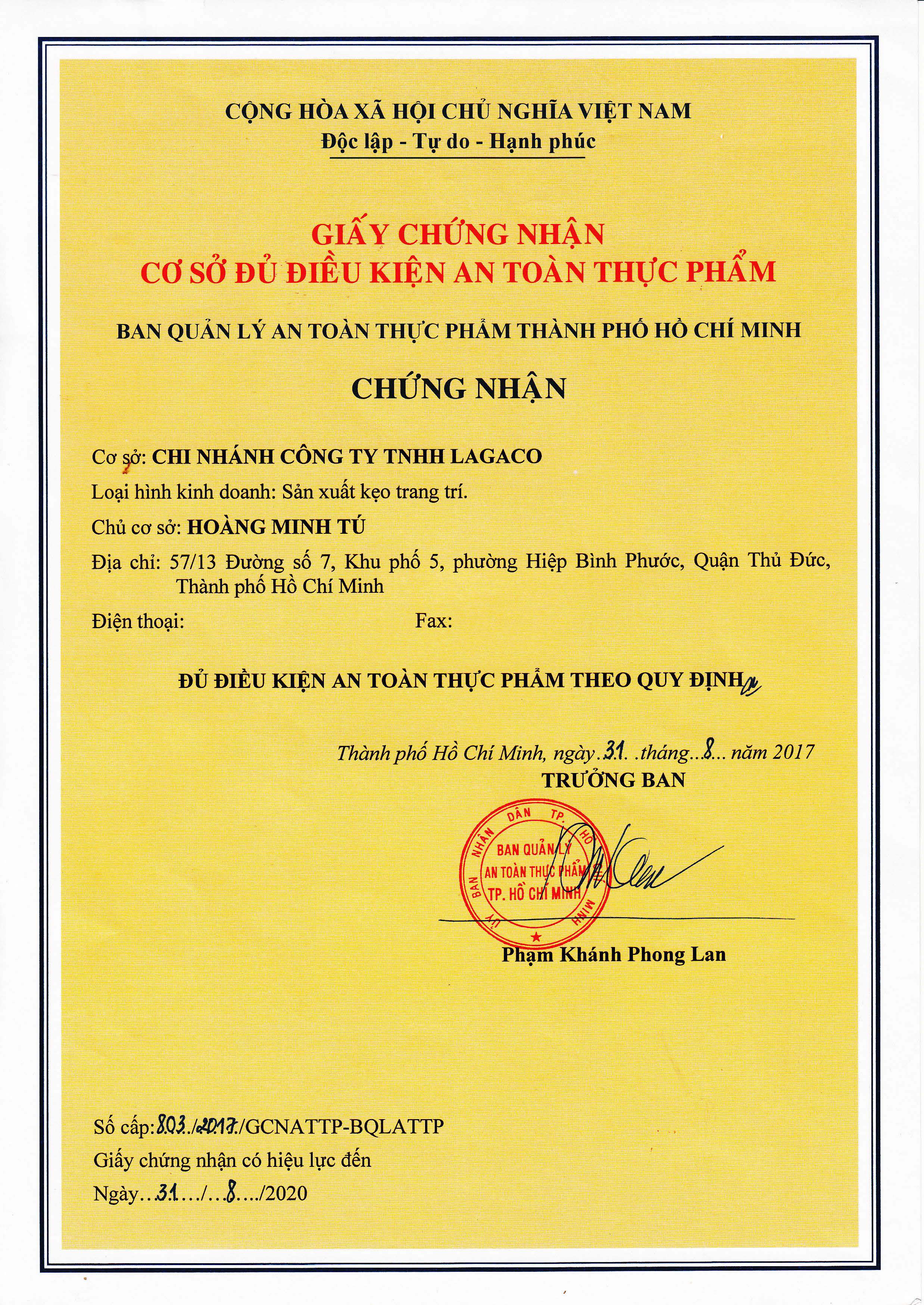 GIẤY VỆ SINH AN TOÀN THỰC PHẨM